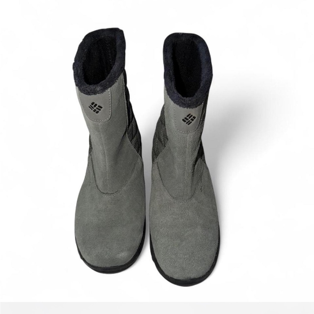 Columbia Women's Gray Suede Winter Boots